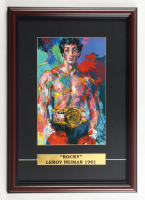 1981 "Rocky" By Leroy Neiman Custom Framed Art Print Display at PristineAuction.com