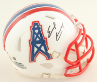 Earl Campbell Signed Houston Oilers Speed Mini Helmet (JSA) at PristineAuction.com