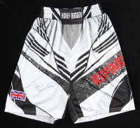 Tom Aspinall Signed "Honey Badger" Custom Fight Shorts (Beckett) at PristineAuction.com