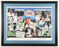 Mickey Mantle Signed LE Yankees "The Life of A Legend" Custom Framed Print Display #21/2,401 (UDA) at PristineAuction.com