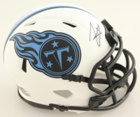 Tyjae Spears Signed Titans Lunar Eclipse Alternate Speed Mini Helmet (JSA) at PristineAuction.com
