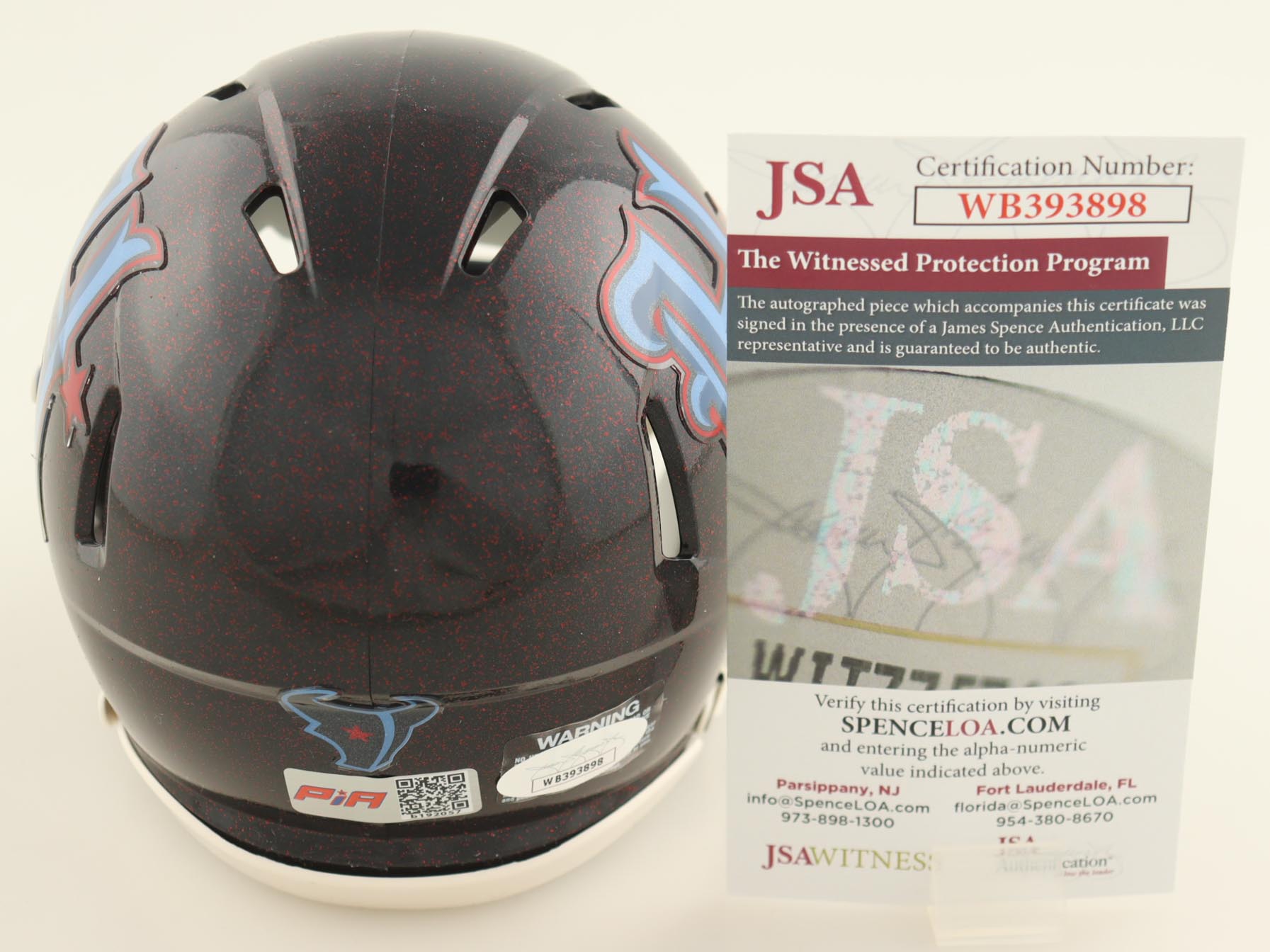 Joe Mixon Signed Texans Alternate Speed Mini Helmet (JSA) at PristineAuction.com Joe Mixon Signed Texans Alternate Speed Mini Helmet (JSA) at PristineAuction.com