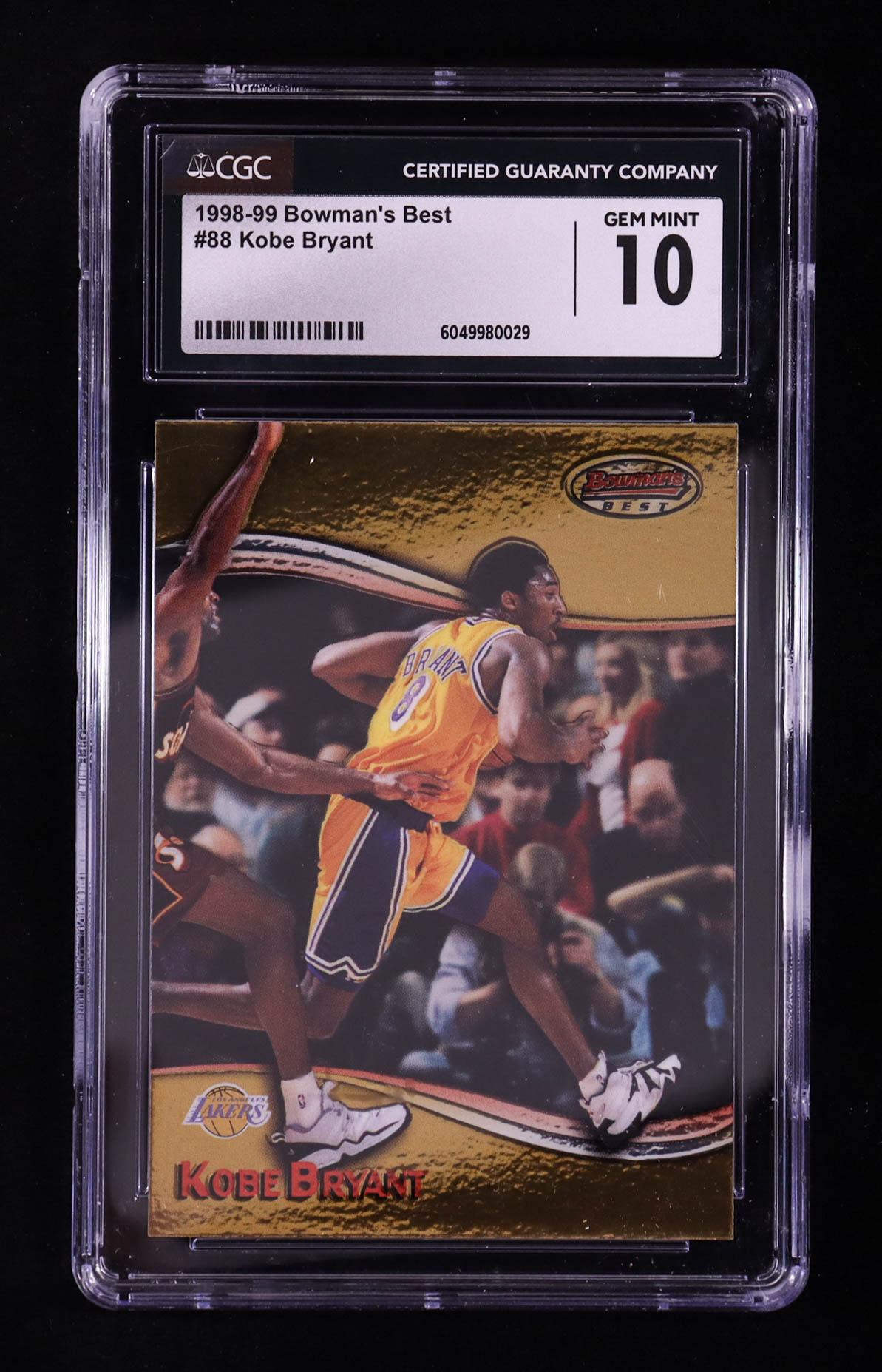 Kobe Bryant 1998-99 Bowman's Best #88 (CGC 10) at PristineAuction.com Kobe Bryant 1998-99 Bowman's Best #88 (CGC 10) at PristineAuction.com