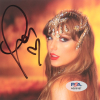 Taylor Swift Signed "The Life of a Showgirl" CD Album Insert (PSA) at PristineAuction.com