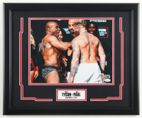 Mike Tyson Signed Custom Framed Photo Display (Tyson & JSA) at PristineAuction.com