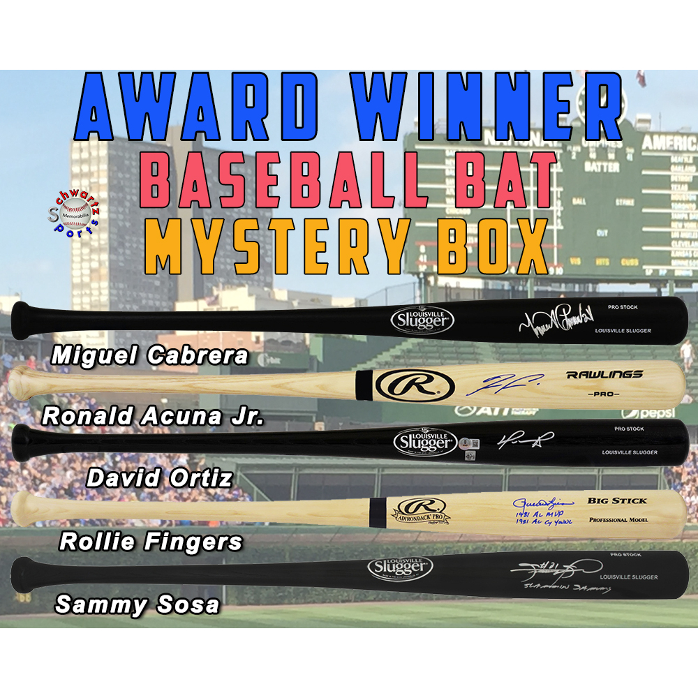 Baseball Award Winner Signed Baseball Bat Mystery Box &ndash; Series 15 (Limited to 100) &ndash; Schwartz Sports at PristineAuction.com