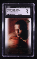 LeBron James 2003 Upper Deck LeBron James Box Set #13 In the Zone RC (CGC 9) at PristineAuction.com