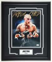 Jake Paul Signed Custom Framed Photo Display (JSA) at PristineAuction.com