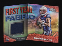 Drake Maye 2024 Topps Chrome First Year Fabrics #FYFDM at PristineAuction.com
