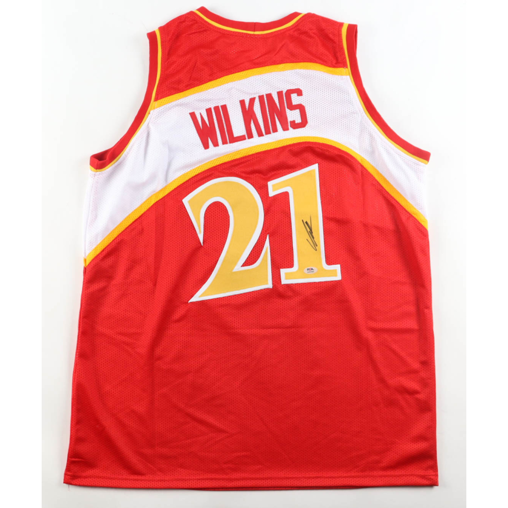 Dominique Wilkins Signed Jersey (PSA) at PristineAuction.com