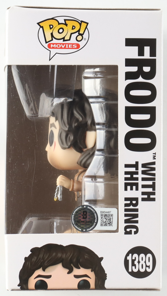 Elijah Wood Signed LE "The Lord of the Rings" #1389 Frodo with The Ring Funko Pop! Vinyl Figure (Beckett) at PristineAuction.com Elijah Wood Signed LE "The Lord of the Rings" #1389 Frodo with The Ring Funko Pop! Vinyl Figure (Beckett) at PristineAuction.com