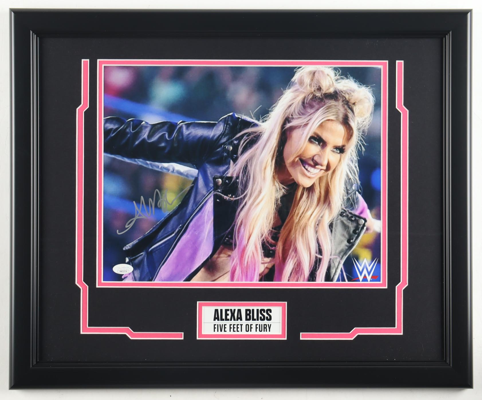 Alexa Bliss Signed WWE Custom Framed Photo (JSA) at PristineAuction.com Alexa Bliss Signed WWE Custom Framed Photo (JSA) at PristineAuction.com