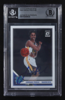 Jordan Poole Signed 2019-20 Panini Donruss Optic RR #169 RC (BGS) at PristineAuction.com