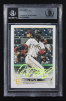 Oneil Cruz Signed 2022 Topps Series Two #537 RC (BGS) at PristineAuction.com