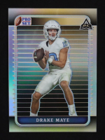 Drake Maye 2023 Leaf Pro Set Metal Silver #54 #09/10 at PristineAuction.com