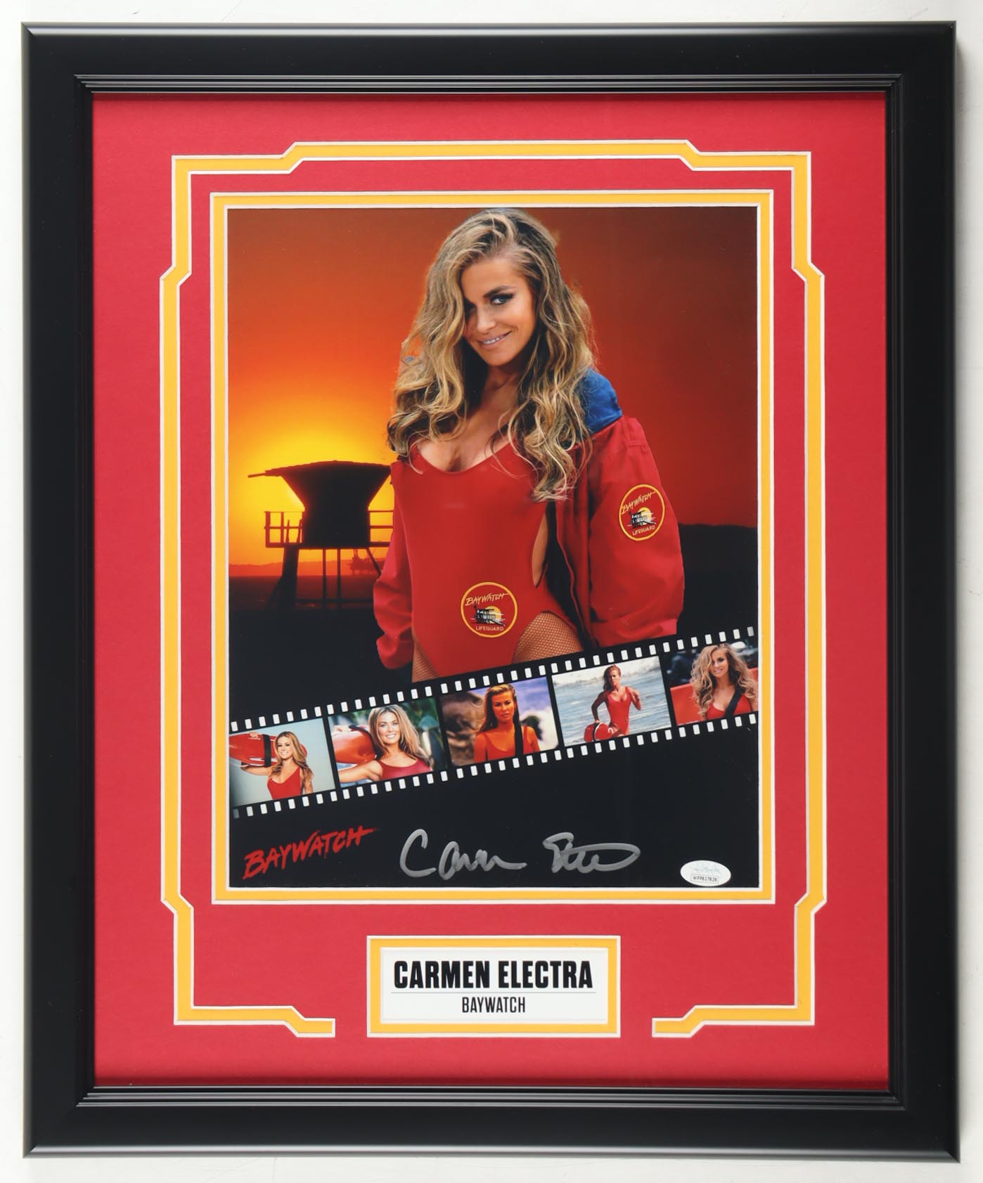 Carmen Electra Signed "Baywatch" Custom Framed Photo (JSA) at PristineAuction.com Carmen Electra Signed "Baywatch" Custom Framed Photo (JSA) at PristineAuction.com