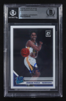 Jordan Poole Signed 2019-20 Panini Donruss Optic RR #169 RC (BGS) at PristineAuction.com