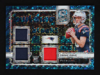 Drake Maye 2024 Panini Spectra Building Blocks Materials Neon Blue #5 #55/60 RC at PristineAuction.com