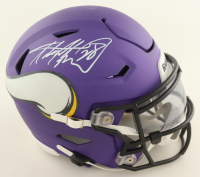 Adrian Peterson Signed Vikings Speed Mid-Size Helmet with Visor (JSA) at PristineAuction.com
