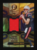 Drake Maye 2024 Panini Gold Standard Newly Minted Memorabilia #38 #353/499 RC at PristineAuction.com