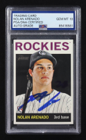 Nolan Arenado Signed 2013 Topps #H-519 RC (PSA | Autograph Graded PSA 10) at PristineAuction.com