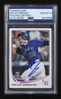 Nolan Arenado Signed 2013 Topps #US-259 RC (PSA | Autograph Graded PSA 10) at PristineAuction.com