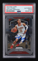 Trae Young Signed 2019-20 Panini Prizm #31 (PSA) at PristineAuction.com