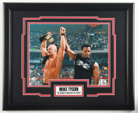 Mike Tyson Signed Custom Framed Photo Display (Tyson & JSA) at PristineAuction.com