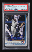 Vladimir Guerrero Jr. Signed 2019 Topps Update Series #US-62 RC (PSA | Autograph Graded PSA 10) at PristineAuction.com