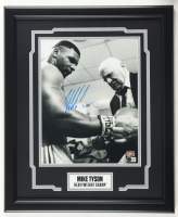 Mike Tyson Signed Custom Framed Photo Display (Tyson & Beckett) at PristineAuction.com
