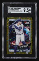 George Springer 2024 Topps Cosmic Chrome Gold Interstellar Refractors #122 #19/50 (SGC 9.5) at PristineAuction.com