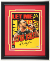 LA Knight Signed WWE Custom Framed Photo (Beckett) at PristineAuction.com