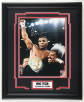 Mike Tyson Signed Custom Framed Photo Display (Tyson & Beckett) at PristineAuction.com