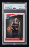Trae Young Signed 2018-19 Panini Donruss RR #198 RC (PSA | Autograph Graded PSA 10) at PristineAuction.com