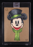 Classic Dickens Mickey | Disney | Original Art Sketch Card by Scott Cook (1/5 Original Art) at PristineAuction.com