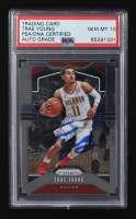 Trae Young Signed 2019-20 Panini Prizm #31 (PSA | Autograph Graded PSA 10) at PristineAuction.com