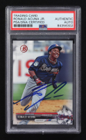 Ronald Acuna Jr. Signed 2017 Bowman Draft #BD-39 RC (PSA) at PristineAuction.com