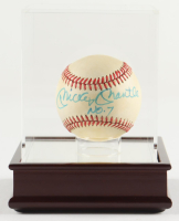 Mickey Mantle Signed OAL Baseball with Display Case Inscribed "No. 7" (JSA) at PristineAuction.com