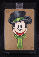 Classic Dickens Mickey | Disney | Original Art Sketch Card by Scott Cook (2/3 Original Art) at PristineAuction.com