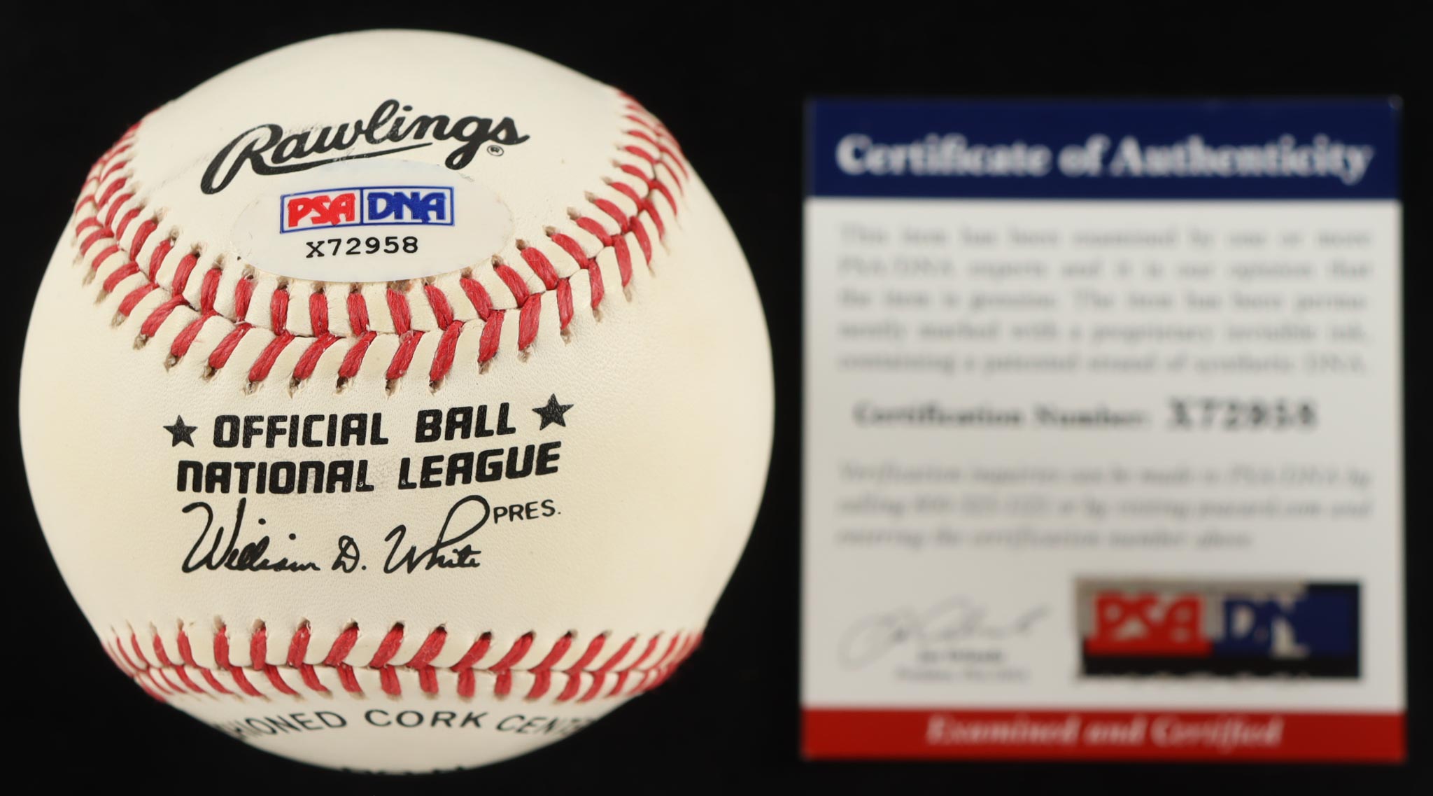 George 'Shotgun' Shuba Signed ONL Baseball with Display Case (PSA) at PristineAuction.com George 'Shotgun' Shuba Signed ONL Baseball with Display Case (PSA) at PristineAuction.com