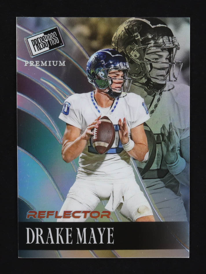 Drake Maye 2024 Press Pass Premium Retro Reflector Silver #R37 #03/25 at PristineAuction.com Drake Maye 2024 Press Pass Premium Retro Reflector Silver #R37 #03/25 at PristineAuction.com