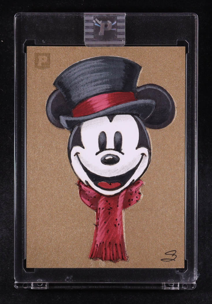 Christmas Mickey | Disney | Original Art Sketch Card by Scott Cook (Original Art) at PristineAuction.com Christmas Mickey | Disney | Original Art Sketch Card by Scott Cook (Original Art) at PristineAuction.com