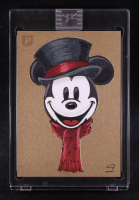 Christmas Mickey | Disney | Original Art Sketch Card by Scott Cook (Original Art) at PristineAuction.com