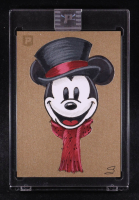Christmas Mickey | Disney | Original Art Sketch Card by Scott Cook (Original Art) at PristineAuction.com