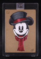Christmas Mickey | Disney | Original Art Sketch Card by Scott Cook (Original Art) at PristineAuction.com