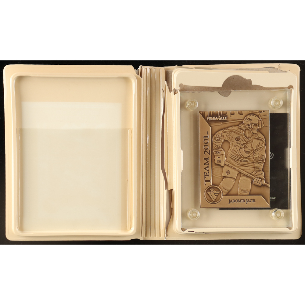 Jaromir Jagr 1993 Pinnacle Highland Mint Bronze Mint-Card #3,387/5,000 RC at PristineAuction.com