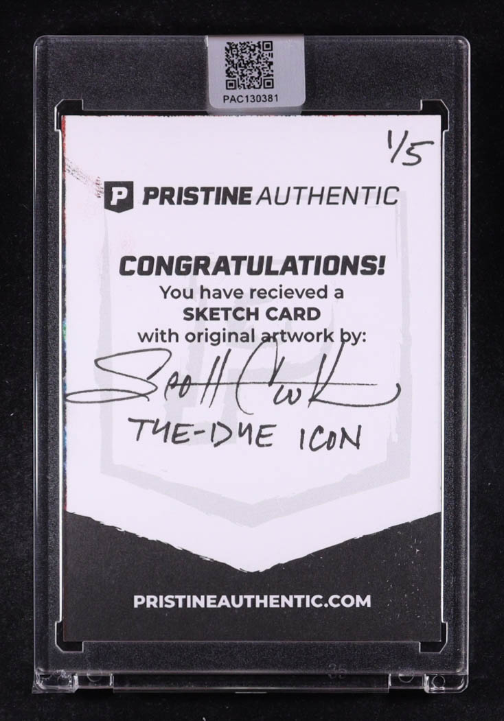 Tye-Dye Icon Mickey | Disney | Original Art Sketch Card by Scott Cook (1/5 Original Art) at PristineAuction.com Tye-Dye Icon Mickey | Disney | Original Art Sketch Card by Scott Cook (1/5 Original Art) at PristineAuction.com