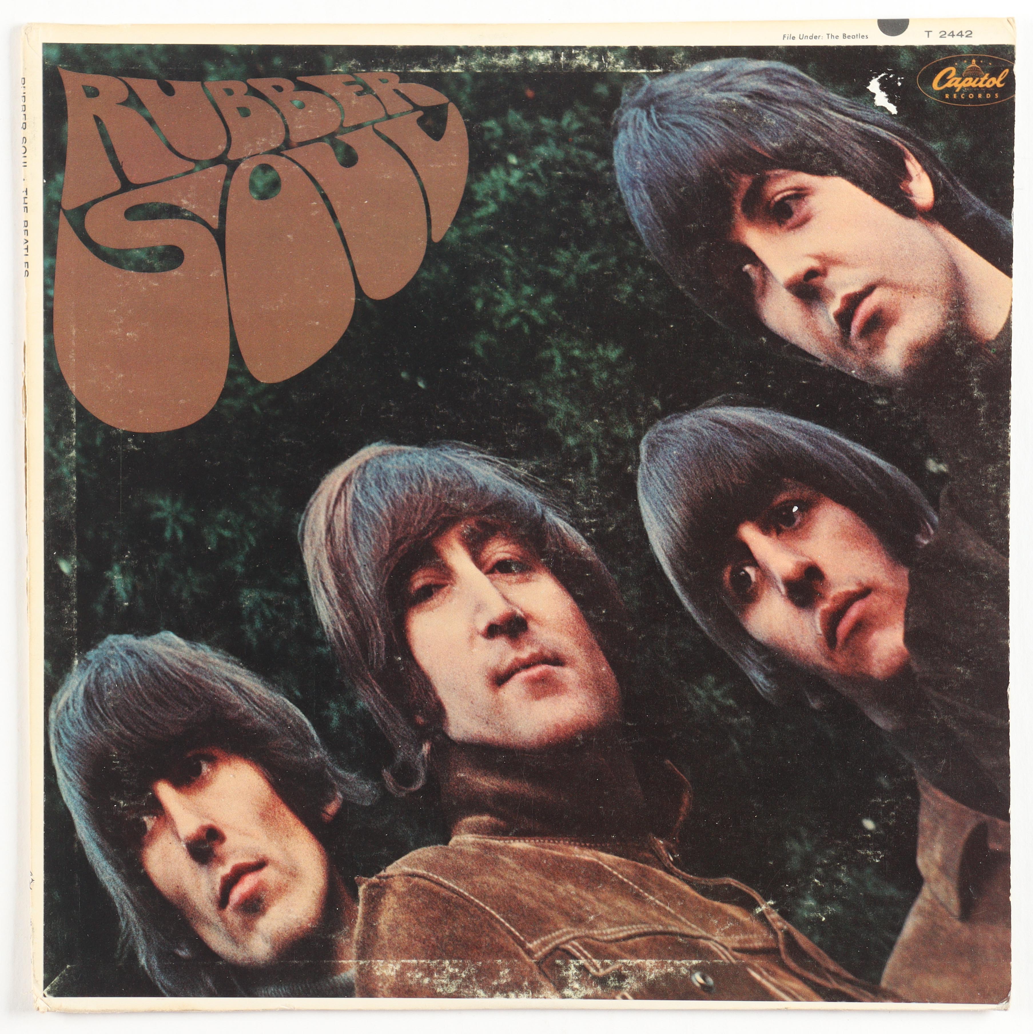 The Beatles "Rubber Soul" Vintage Vinyl LP Album with Record at PristineAuction.com The Beatles "Rubber Soul" Vintage Vinyl LP Album with Record at PristineAuction.com