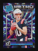 Drake Maye 2024 Donruss Rated Rookies Retro #16 RC at PristineAuction.com