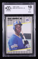 Ken Griffey Jr. 1989 Fleer #548 RC (BCCG 10) at PristineAuction.com